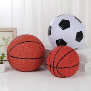 Wholesale Creative Football Piggy Bank, Basketball Ceramic Coin Bank, Scratch-Resistant Savings Jar Gift For Students And Home Decor Multicolor