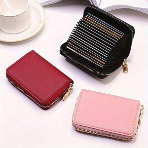 Trendy Simple Card Holder, Organ Multi-Card Slots Card Case, Perfect Card Bag For Daily Use For Fall Home Decor Multicolor