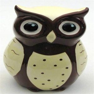 Ceramic Owl Bank as pic