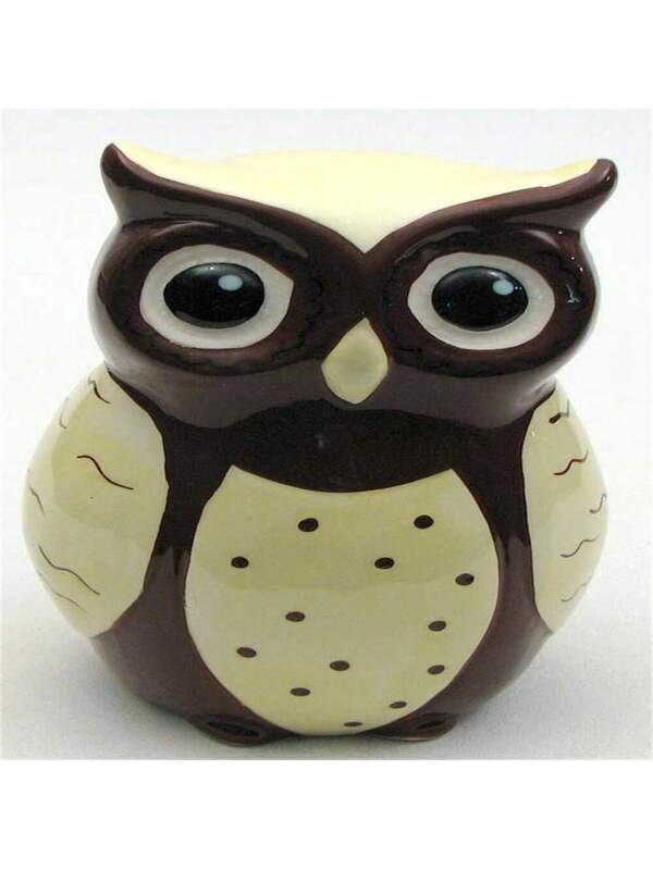 Ceramic Owl Bank as pic